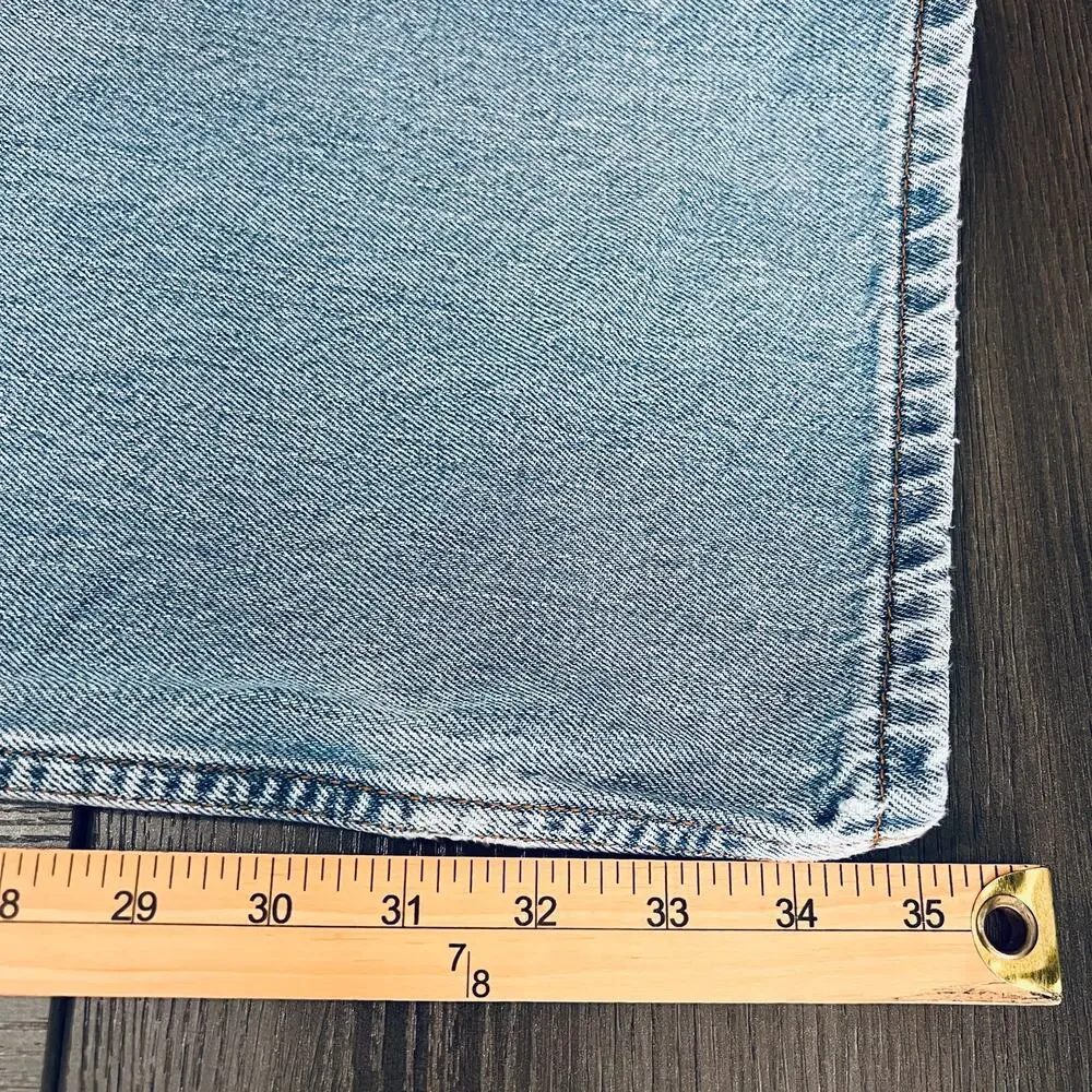 Levi's 550 Jeans Men's 42X36 Blue Relaxed Fit Straight Leg Work Pants Denim